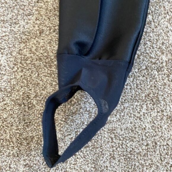 NWT Vintage Schoeller Skifans Stretch Stirrup Ski Pants Black Sz 4 - Picture 6 of 13